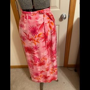Worthington 100% Silk Wrap Skirt
